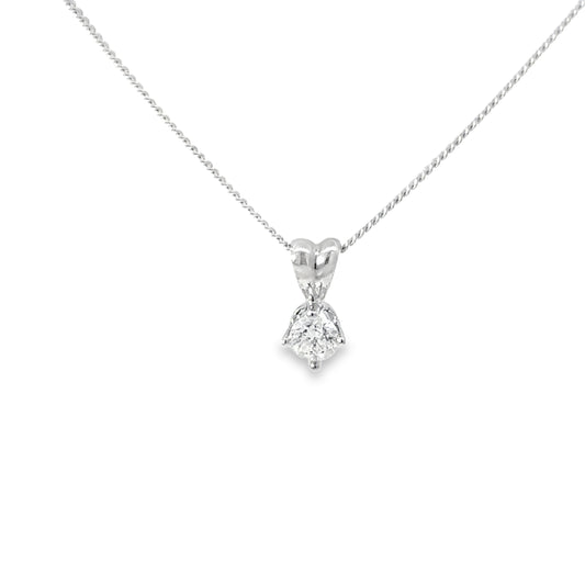 18ct White Gold Diamond Necklace
