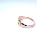Antiker edwardianischer 9-Karat-Gelbgold-Schild-Siegelring