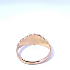 Antiker edwardianischer 9-Karat-Gelbgold-Schild-Siegelring