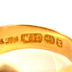 Antique Victorian 18ct Yellow Gold Buckle Ring, 1897/8