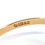 Vintage 9ct Yellow Gold Oval Citrine Ring, London 1977