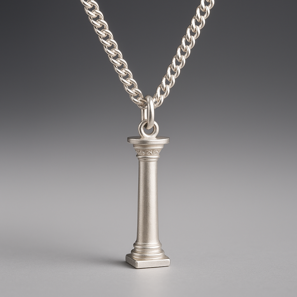 Small Ancient Roman Doric Column Pendant