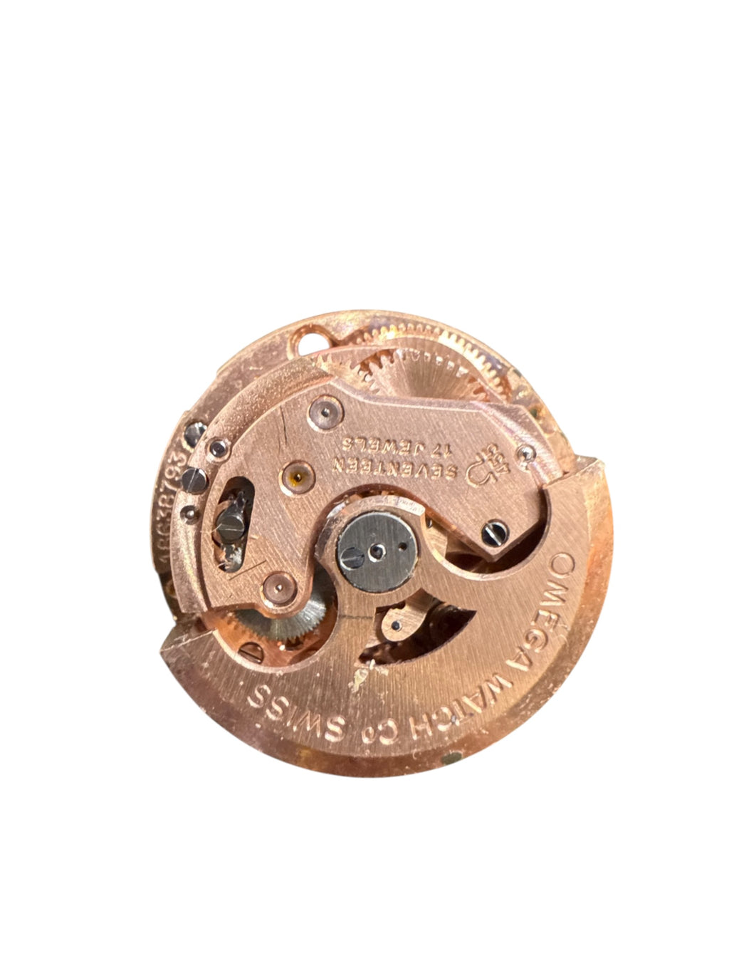 Antique Omega Ladymatic Automatic Ladies Watch Movement & Dial, c. 1955