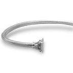 Ancient Roman Corinthian Column Torque Bangle (3mm)