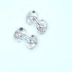 Victorian Sterling Silver Oval Cufflinks