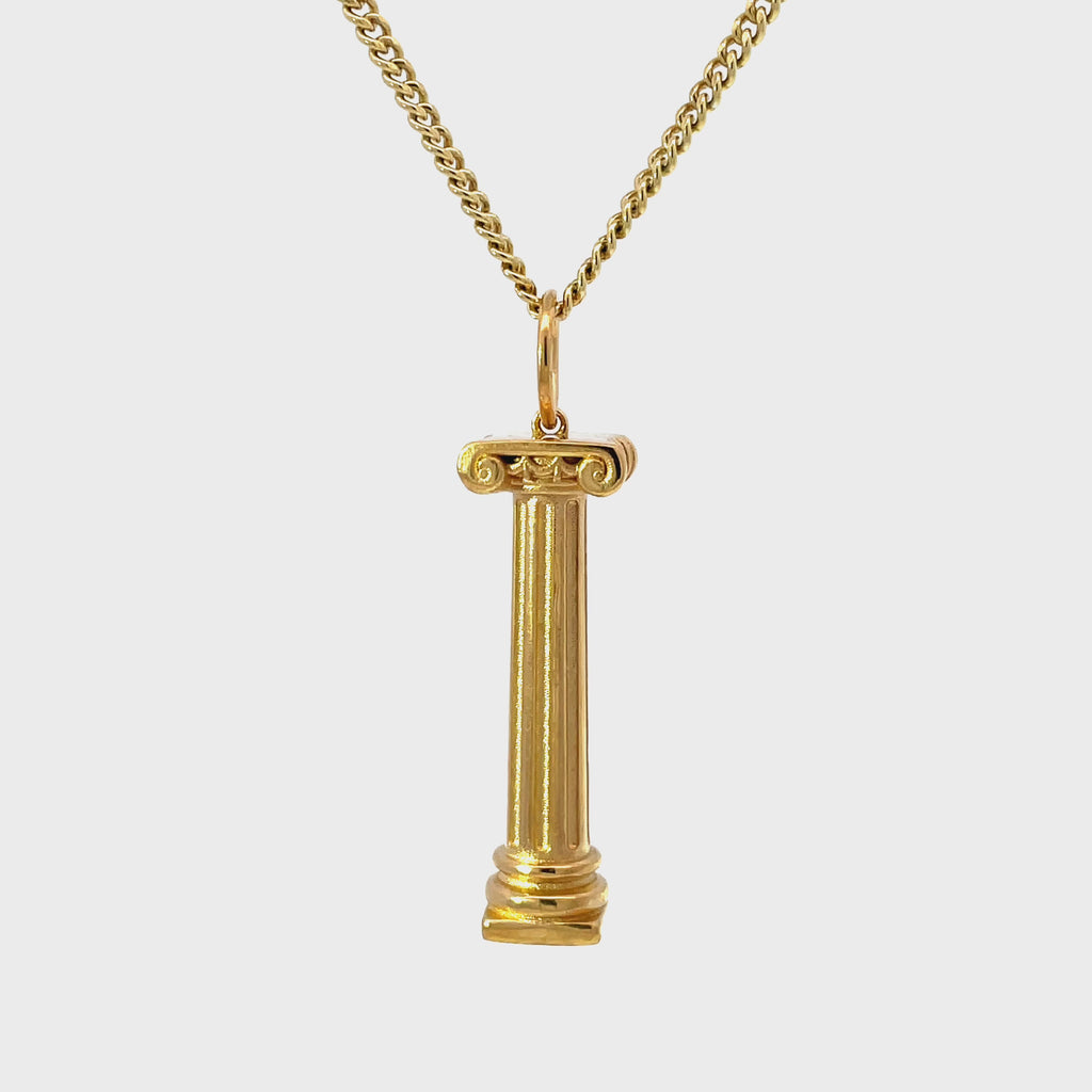 Gold_Ionic_Column_Pendant_Video