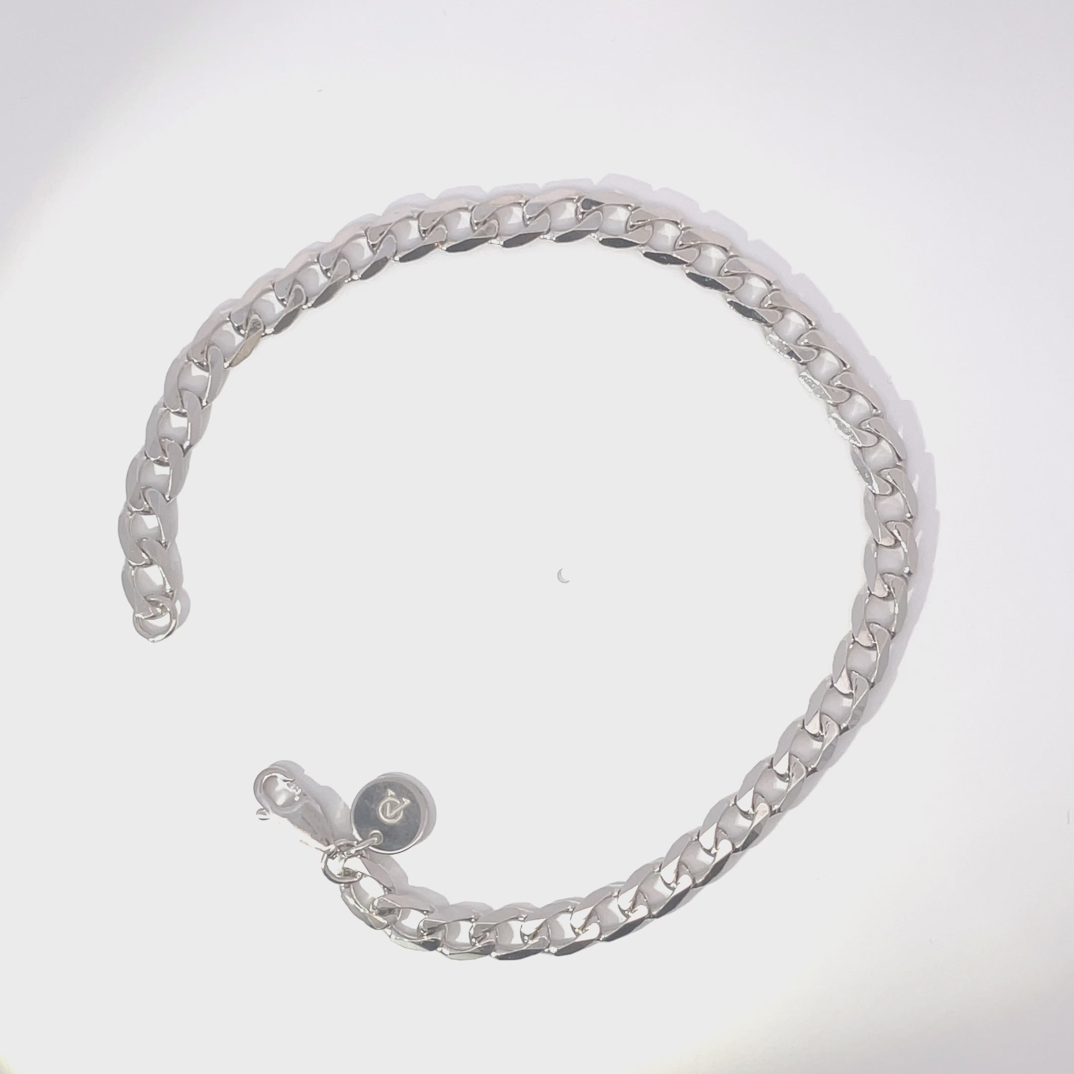 Silver Curb Bracelet Video