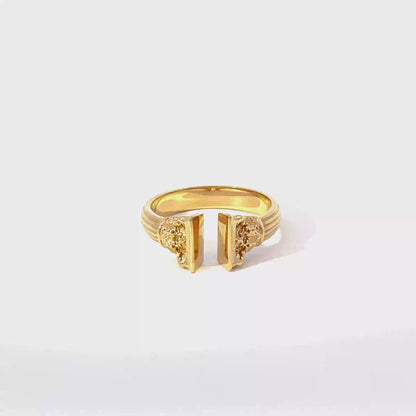 Ancient Roman Corinthian Column Torque Ring