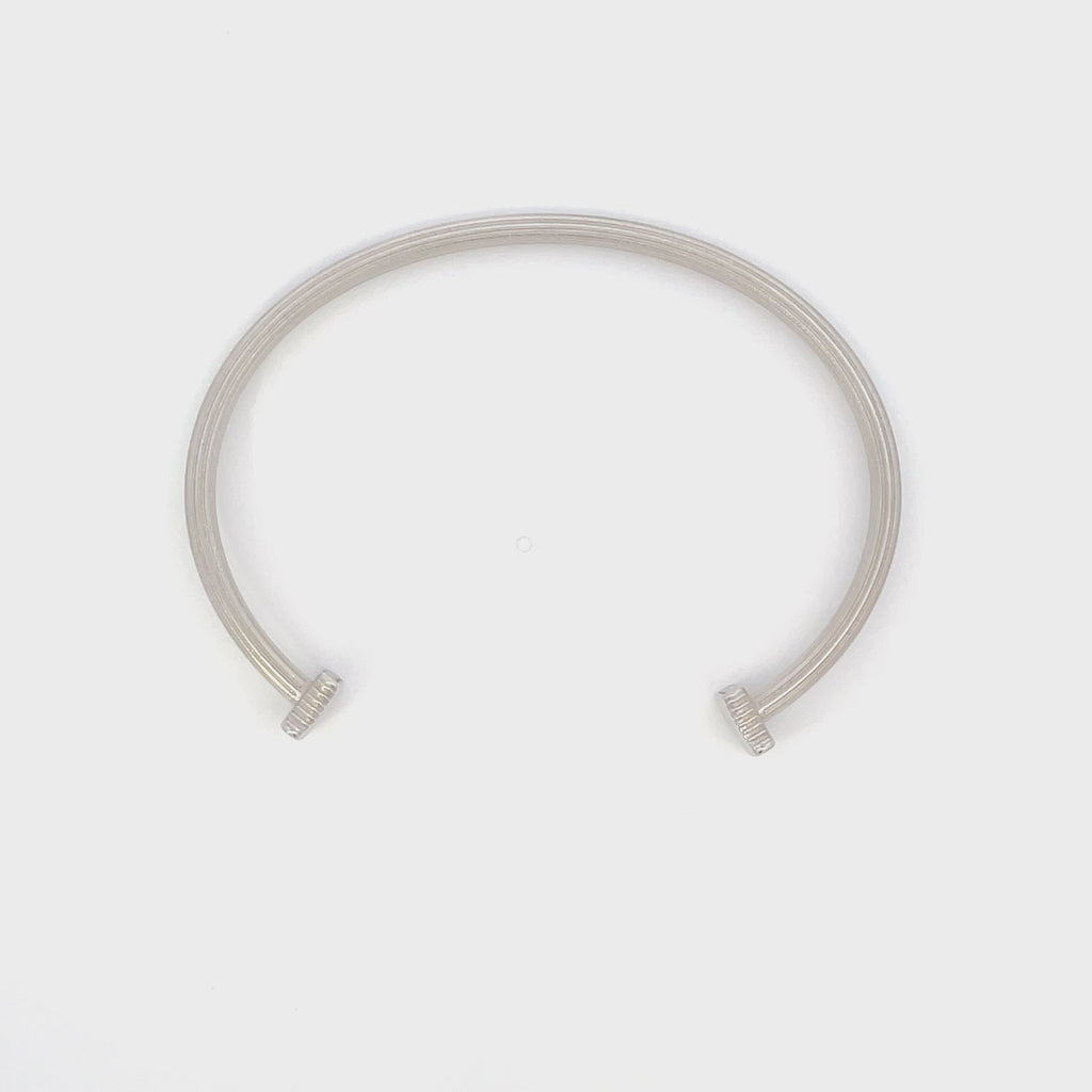 Ancient Roman Ionic Column Torque Bangle (3mm)