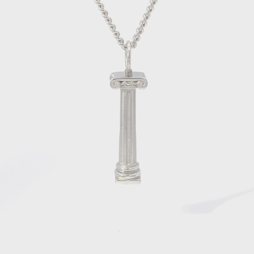 Silver_Ionic_Column_Pendant_Video
