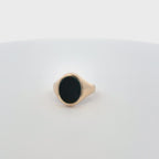Vintage 9ct Yellow Gold Vintage Bloodstone Signet Ring Hallmarked 1966