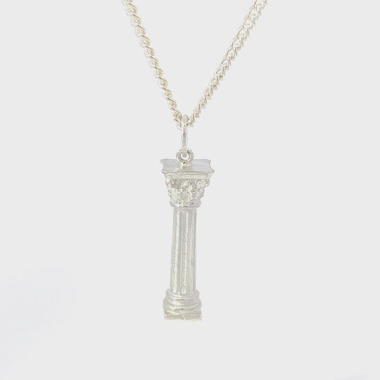 Corinthian Column Silver Pendant Video