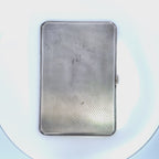 Antique Art Deco Cigarette Case Sterling Silver