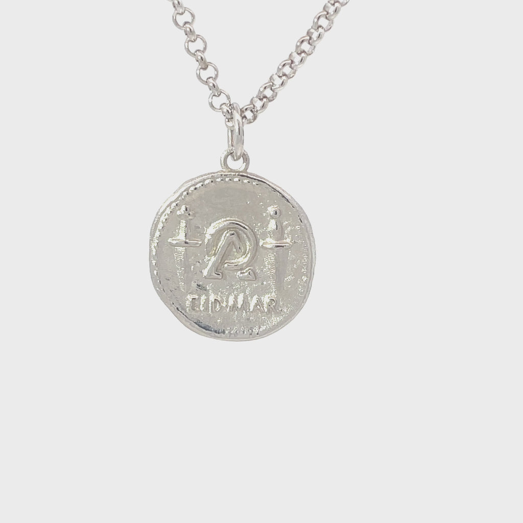 Ancient Roman Eid Mar Double Sided Coin Pendant