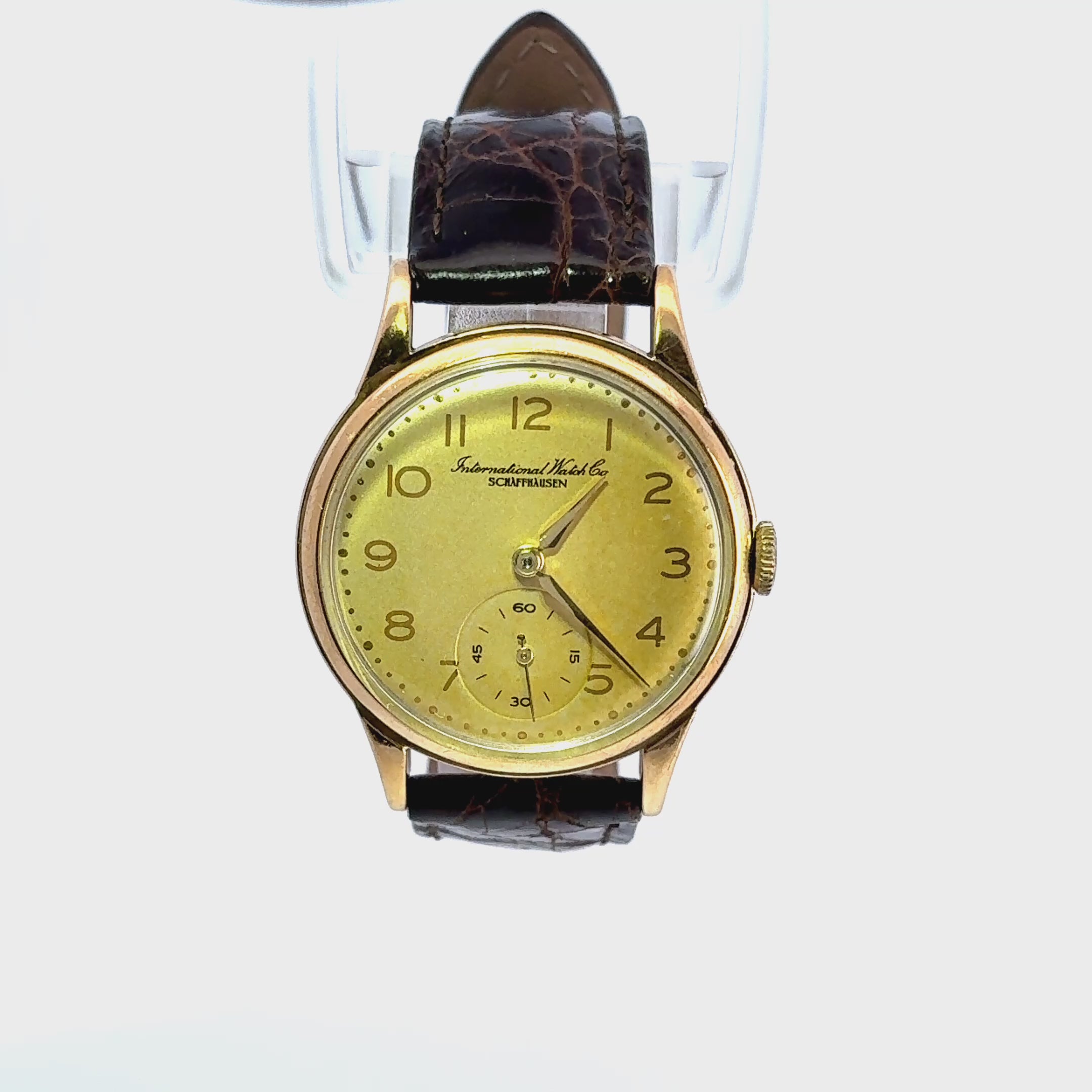 Vintage IWC Schaffhausen Calibre 88 9ct Yellow Gold Wristwatch | 1953/54