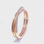 Cartier Etincelle de Cartier Bracelet 18ct Rose Gold Diamond Semi Pave 1.45ct, Size 16