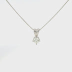 18ct White Gold Diamond Necklace