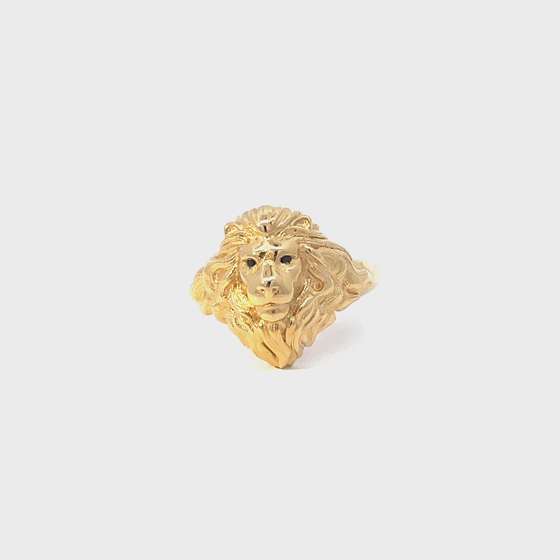 Nemean Lion Ring Gold Video