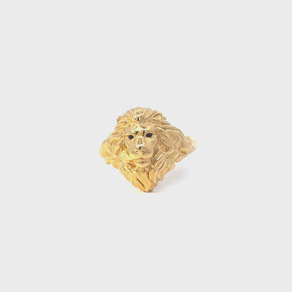 Nemean Lion Ring Gold Video